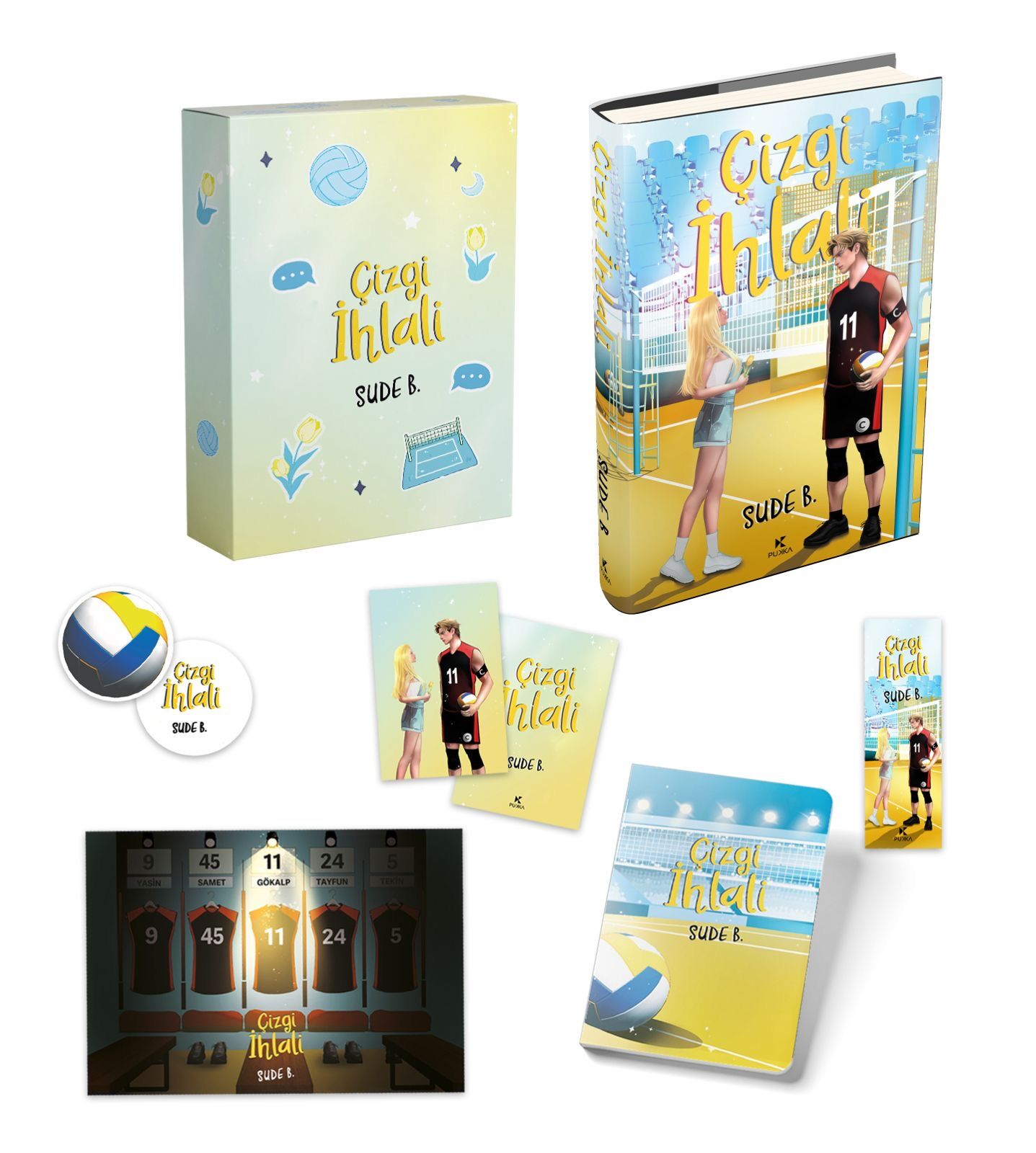 KUTULU DEFTER HEDİYELİ CİZGİ İHLALİ CİLTLİ SET—SUDE B.