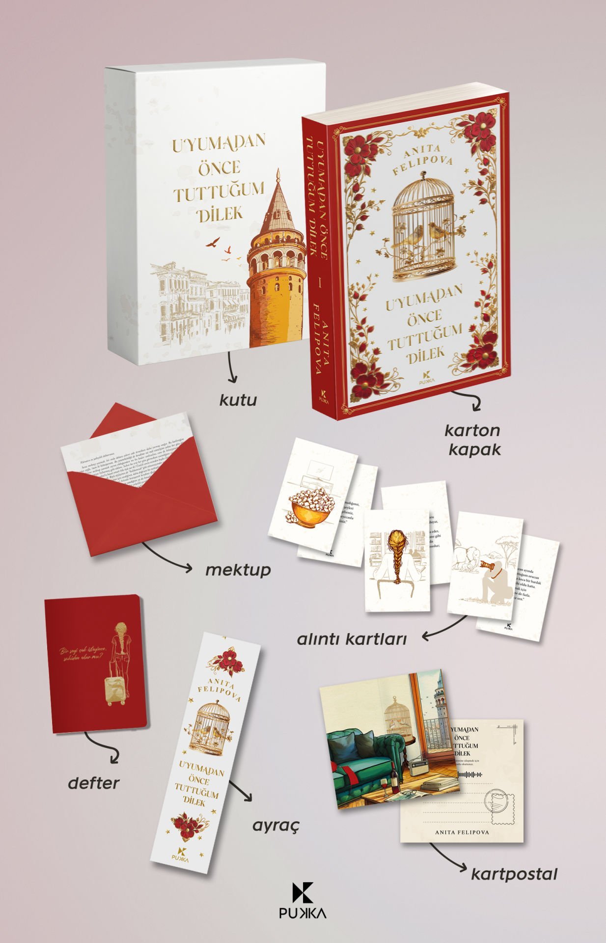UYUMADAN ÖNCE TUTTUĞUM DİLEK , KUTULU