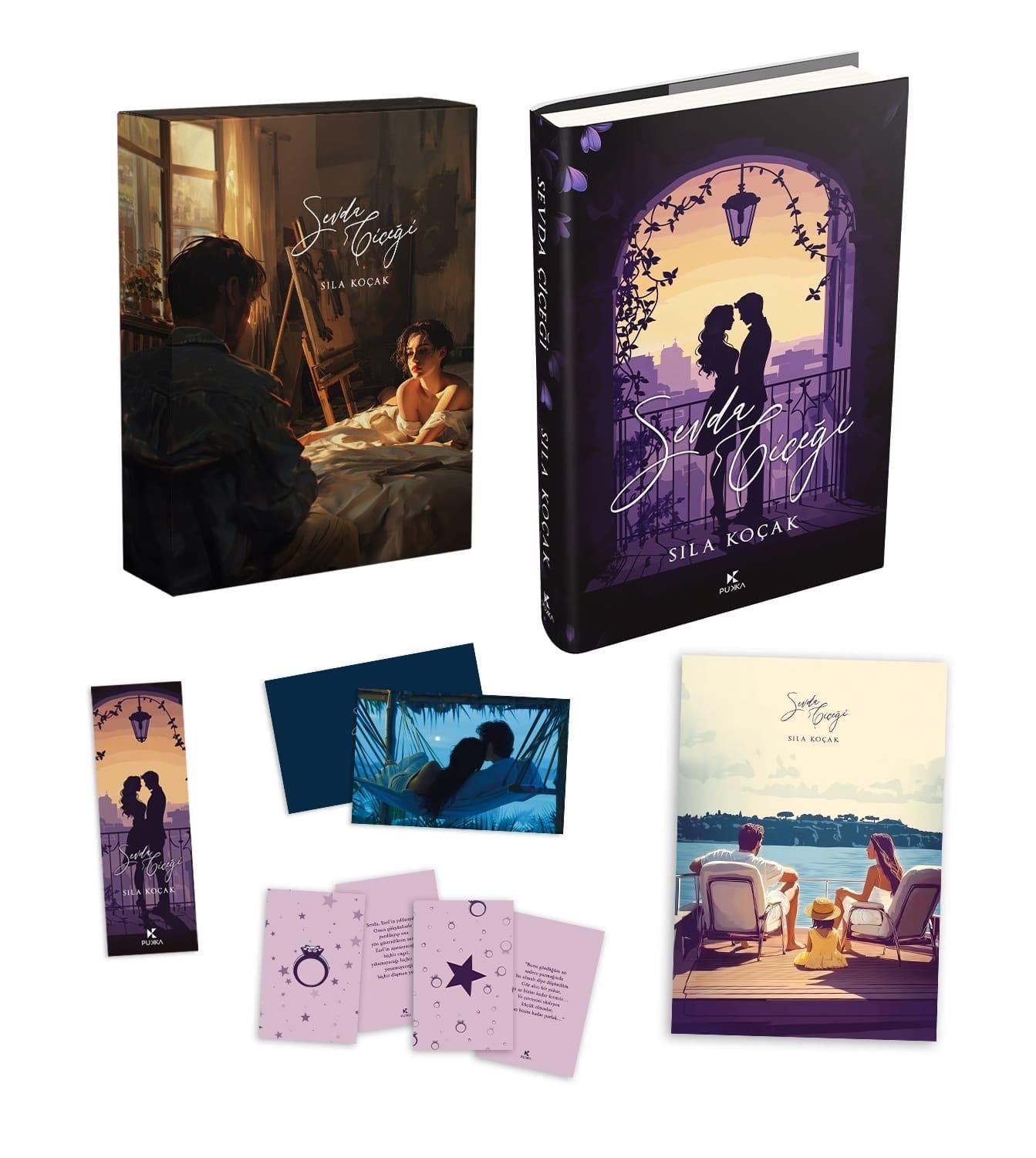 SEVDA ÇİÇEĞİ KUTULU CİLTLİ SET-SILA KOÇAK