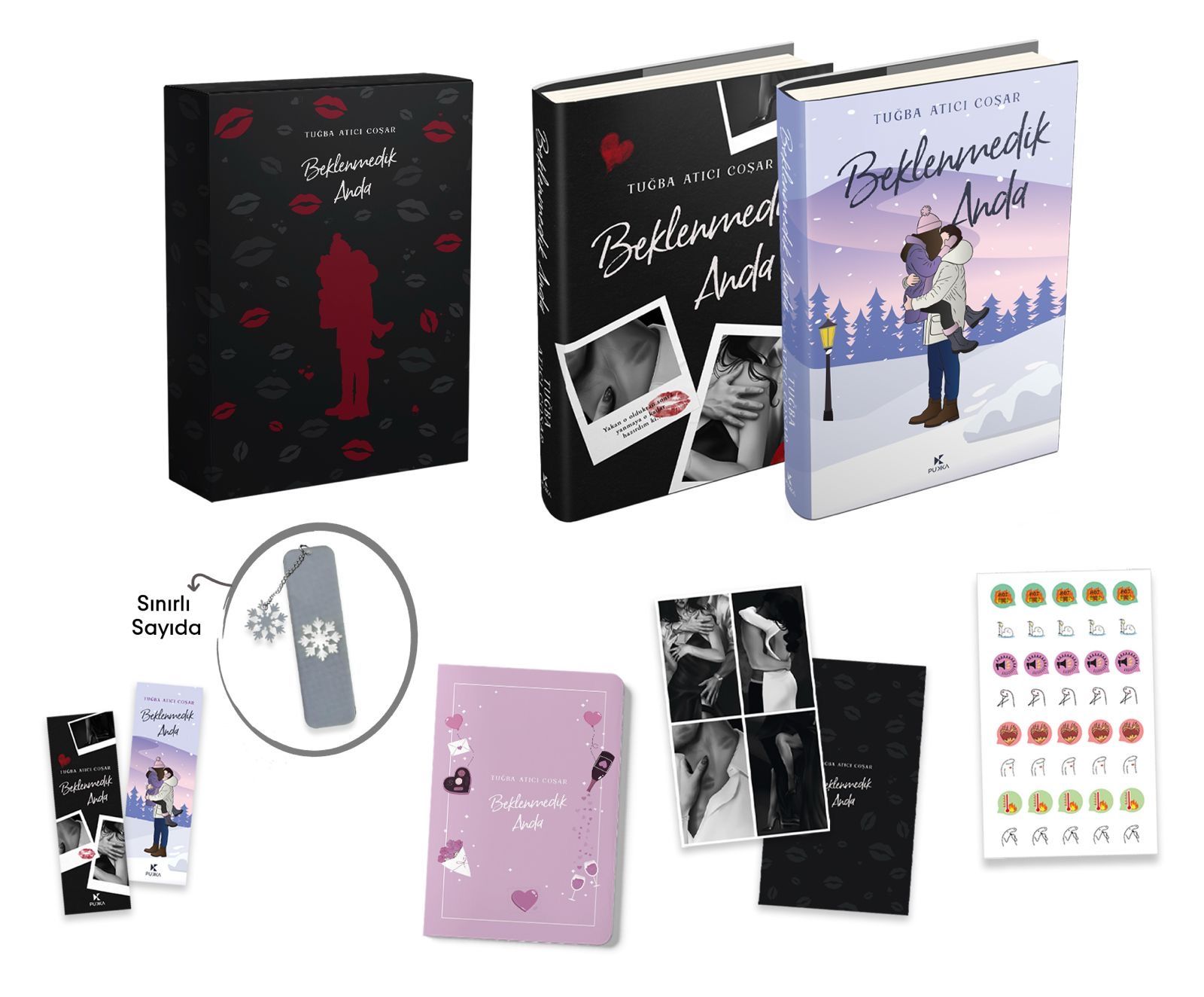 PLEKSİ AYRAÇLI BEKLENMEDİK ANDA KUTULU CİLTLİ SET-TUĞBA ATICI COŞAR