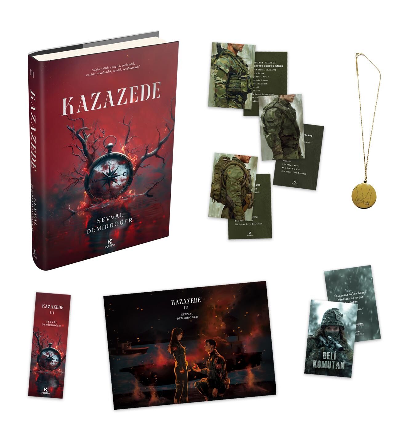 KOLYE HEDİYELİ KAZAZEDE 3 CİLTLİ-ŞEVVAL DEMİRDÖĞER