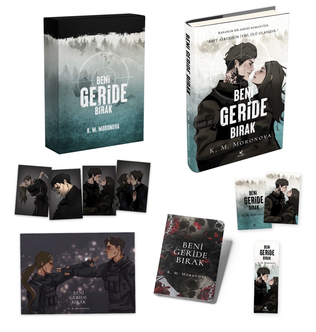 KUTULU BENİ GERİDE BIRAK DEFTER HEDİYELİ CİLTLİ SET-K.M. MORONOVA