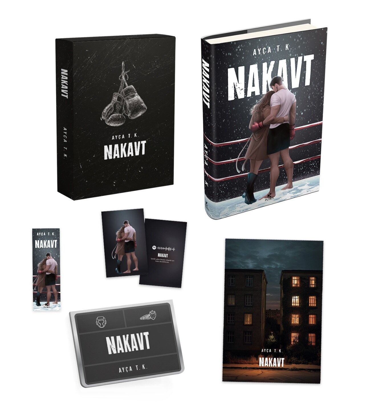 KUTULU NAKAVT DEFTERLİ CİLTLİ SET-AYÇA T.K