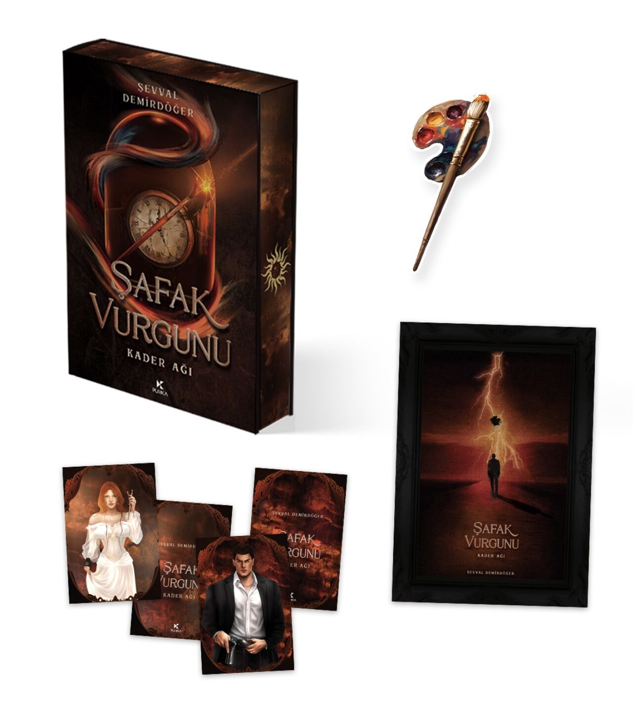 YAN BOYAMALI ŞAFAK VURGUNU CİLTLİ-ŞEVVAL DEMİRDÖĞER