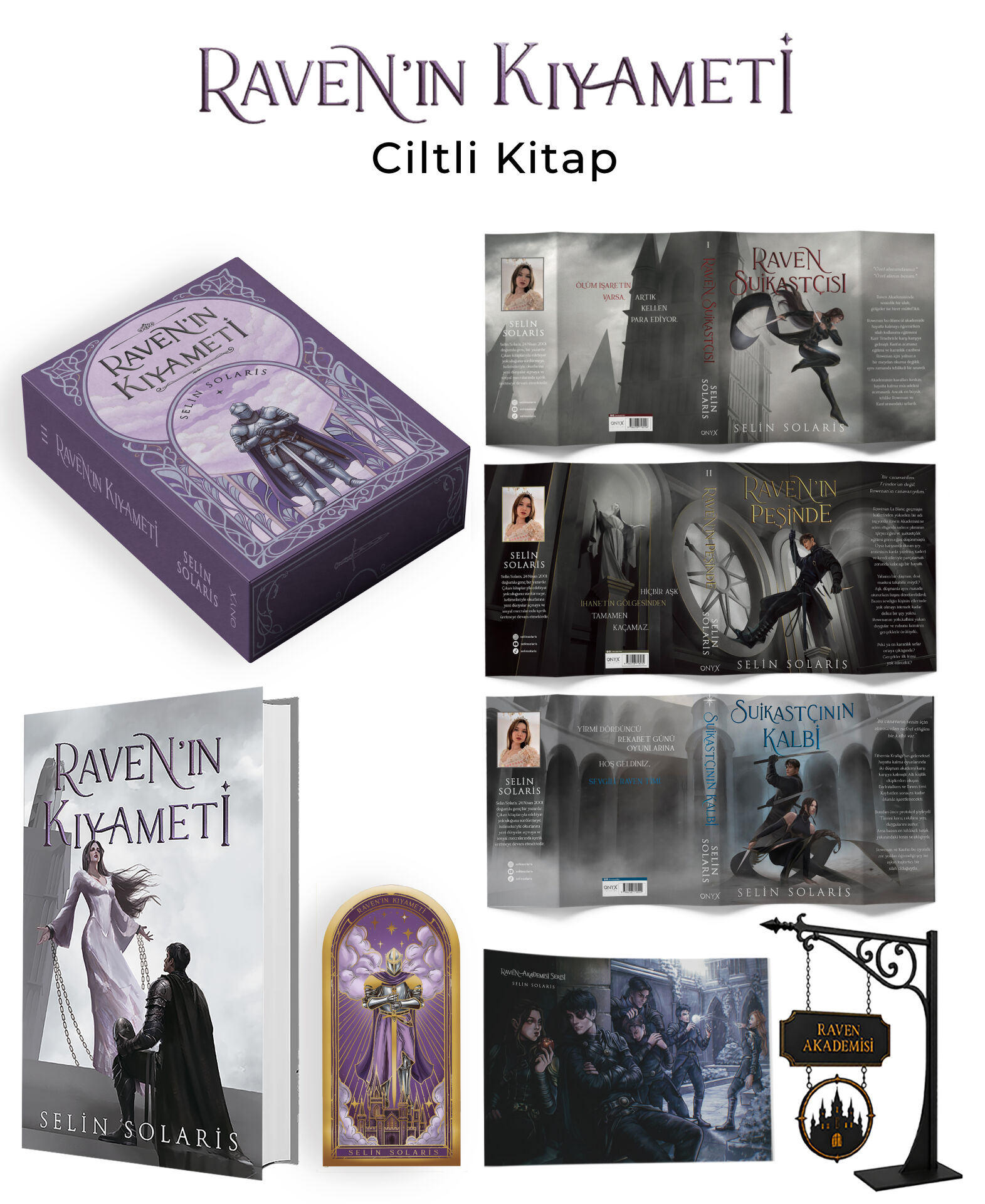 ONYX KUTULU RAVENİN KIYAMETİ CİLTLİ SET-SELİN SOLARİS