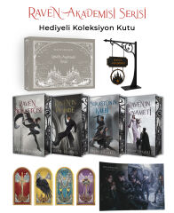 ONYX KUTULU KENAR BOYAMALI RAVEN AKADEMİSİ DÖRTLÜ HEDİYELİ CİLTLİ SET-SELİN SOLARİS